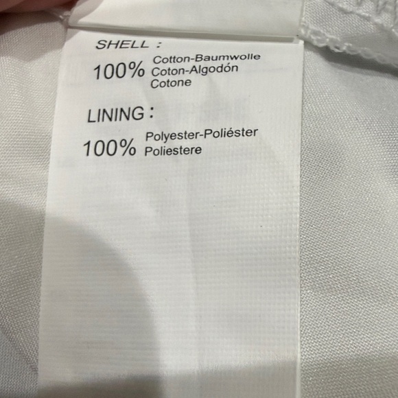 Cupshe White Linen Eyelet Sleeveless Mini Dress - Picture 5 of 7